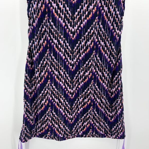 NWT Title Nine Matahari Dress Reversible Purple Jersey Knit Size S Preppy Active - Picture 5 of 9